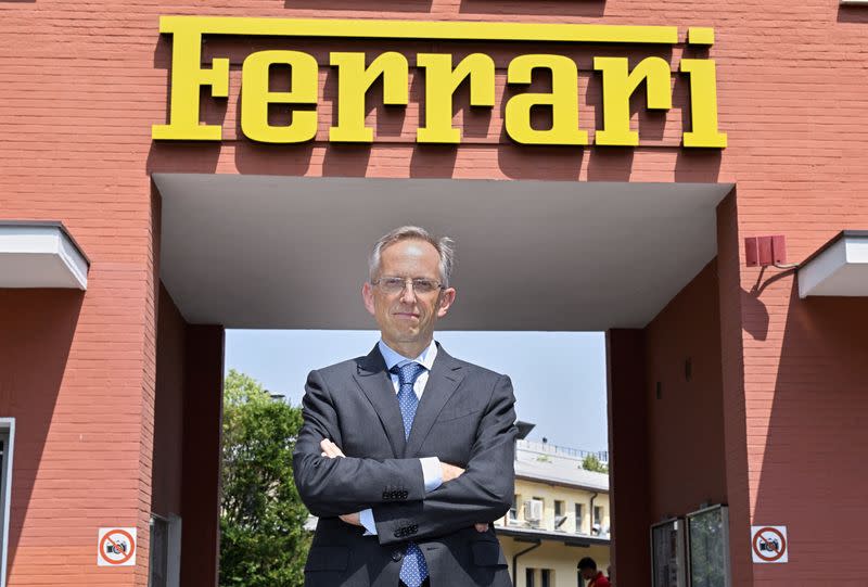FILE PHOTO: Ferrari CEO Benedetto Vigna unveils the company's new long term strategy, in Maranello