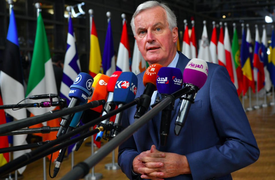 <em>EU chief Brexit negotiator Michel Barnier warned of the need to fight against forces seeking to ‘demolish’ the European project (Getty)</em>