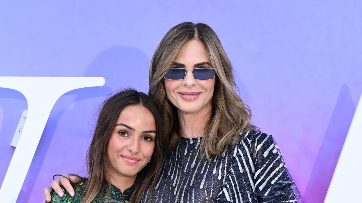 trinny woodall and daughter lyla at summer party