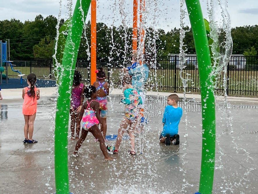 This is the Lake Rim Recreation Center splash pad, which is one of 14 splash pads set to open on May 1 in Cumberland County.