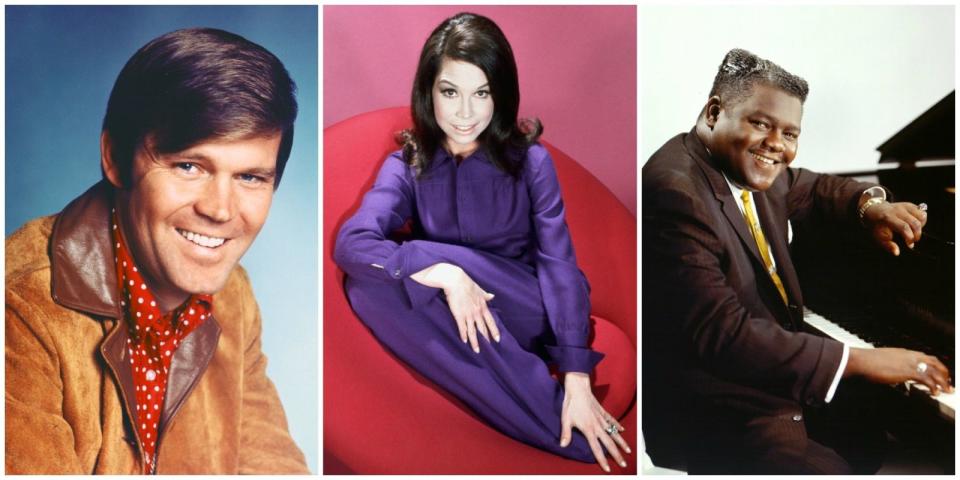 <p>From country legends like Glenn Campbell to beloved actors like Adam West, we said goodbye to some incredible talents this year. Read on to remember some of the greatest icons that passed away this year. </p>