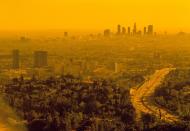 <p>The Los Angeles skyline as it appeared in the 1990s. The tallest buildings in the city at the time were Two California Plaza and the U.S. Bank Tower.</p>