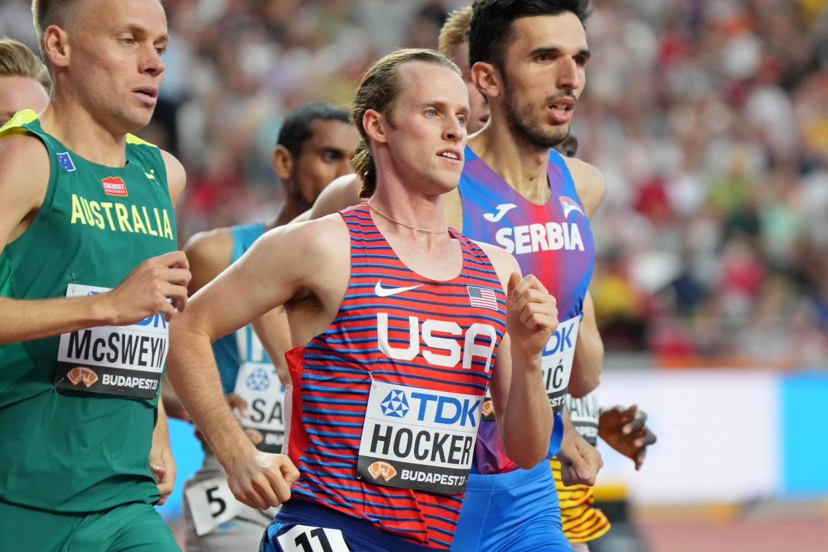 Cole Hocker set for 1,500meter final at World Athletics Championships