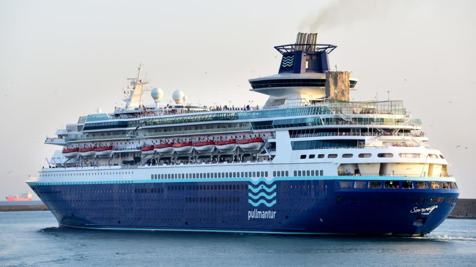 The success of the show prompted a boom in cruise ship building. Royal Caribbean's MS Sovereign of the Seas, considered the first mega ship, launched in 1998. - Hauke-Christian Dittrich/dpa/AP