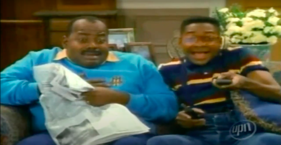 Screenshot from "Family Matters"