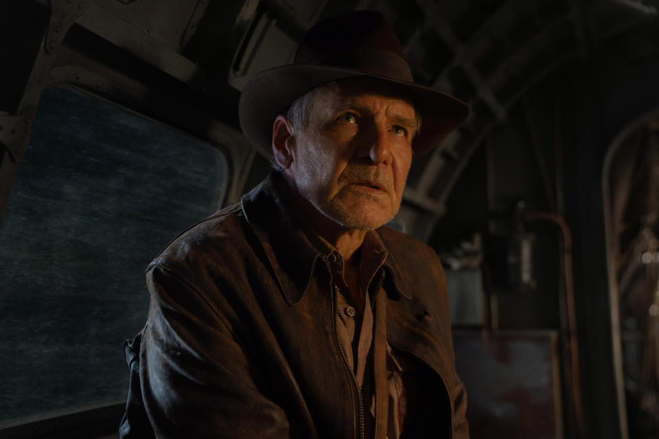 
Indiana Jones (Harrison Ford) en 'Indiana Jones y el dial del destino' de Lucasfilm (Foto: Jonathan Olley / Lucasfilm Ltd.)