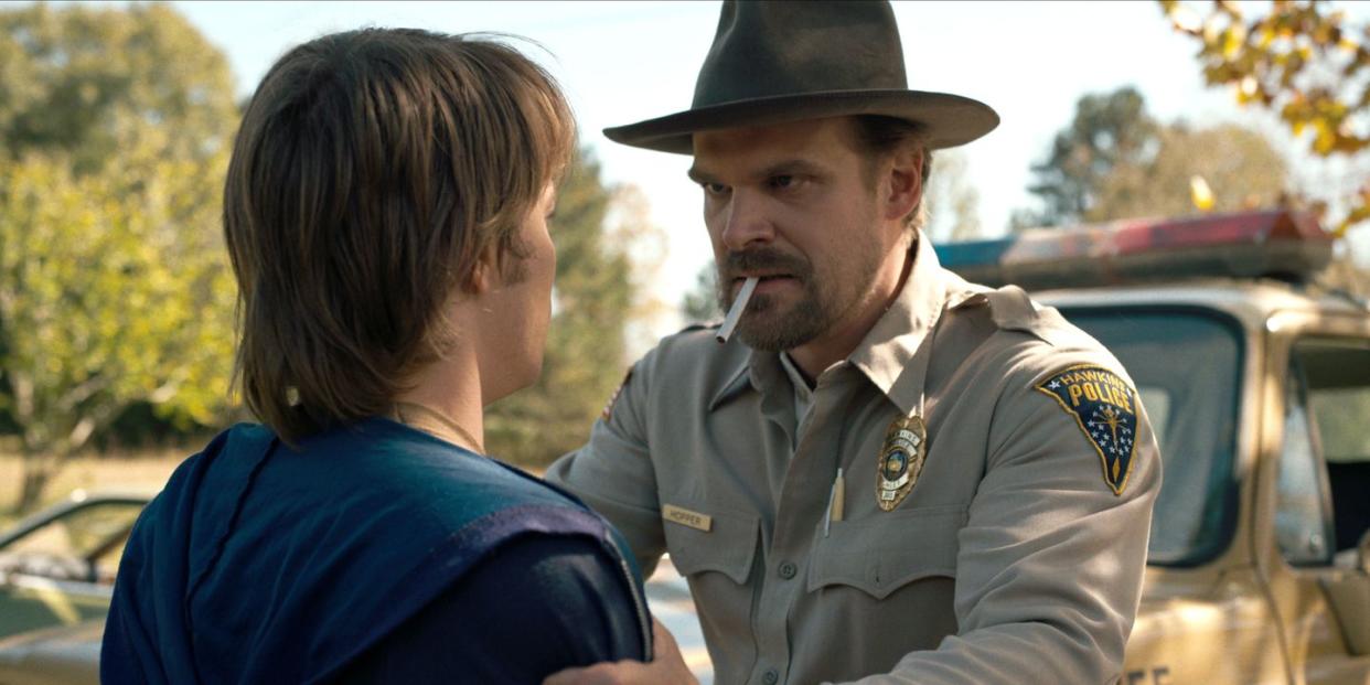 Stranger Things, David Harbour, Charlie Heaton