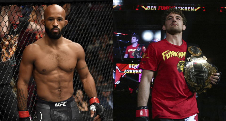 Former UFC champion Demetrious Johnson is reportedly headed to ONE Championship in a trade for Ben Askren. (Getty Images)