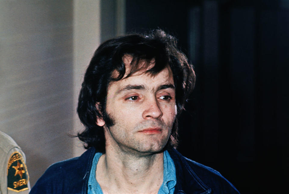 Closeup of Charles Manson