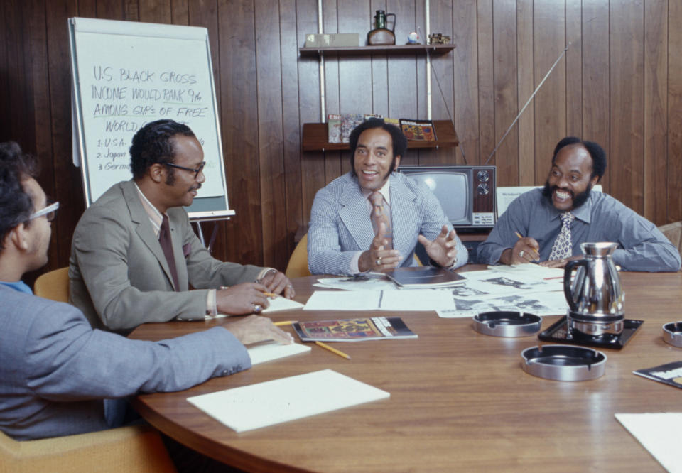 Unspecified: Earl G Graves, Sr appearing in the Walt Disney Television via Getty Images News special ‘Black Businessmen’. (Photo by Disney General Entertainment Content via Getty Images)