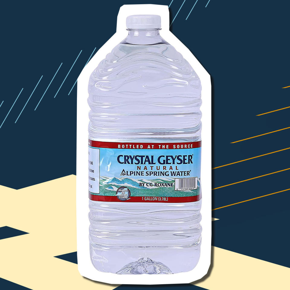 what to bring camping at a music festival, Crystal Geyser Alpine Spring Water