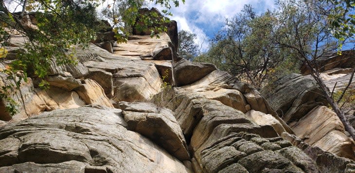 <span class="article__caption">Junge was setting up a top rope on <em>Flake Route</em> when he suffered the fall.</span> (Photo: Courtesy of Andy Koerber)