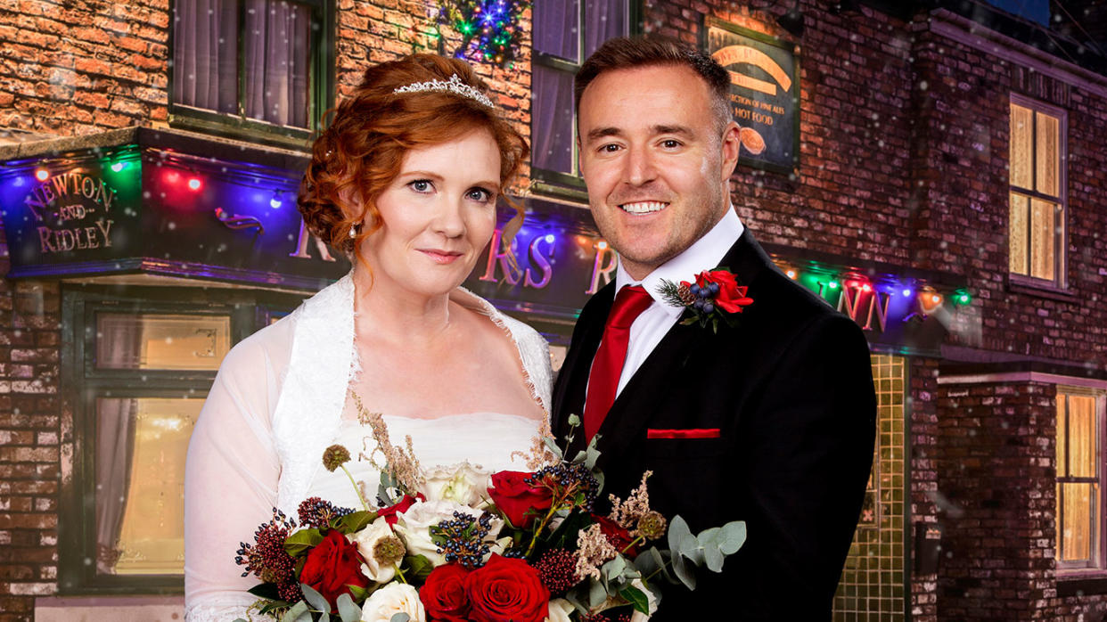 Will Fiz and Tyrone's festive nuptials go ahead as planned on Coronation Street's Christmas episode? (ITV)