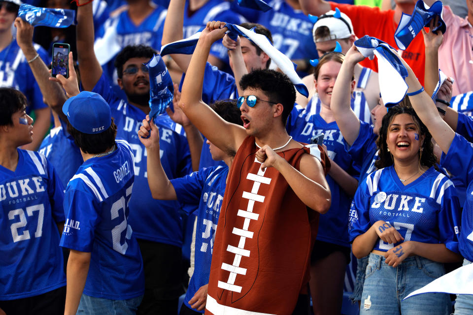 Cameron Crazies? More like Wallace Wade Wackos. (Lance King/Getty Images)