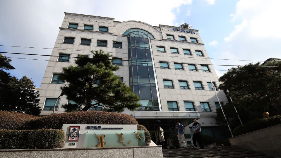 The Korea Football Association office is seen on February 16 in Seoul, South Korea. - Chung Sung-Jun/Getty Images