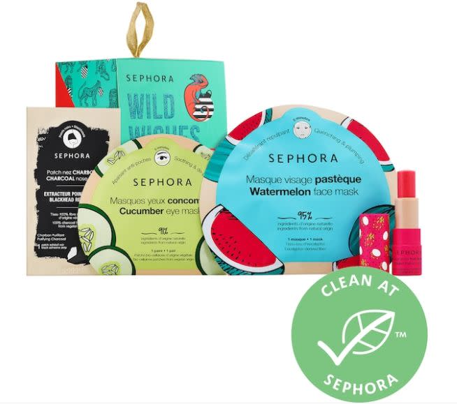 Get this <a href="https://fave.co/2TA9sfU" target="_blank" rel="noopener noreferrer">Sephora Collection Skincare Surprise Set on sale</a> (normally $10) during Sephora's Holiday Savings Event with code <strong>HOLIDAYFUN</strong> at checkout.