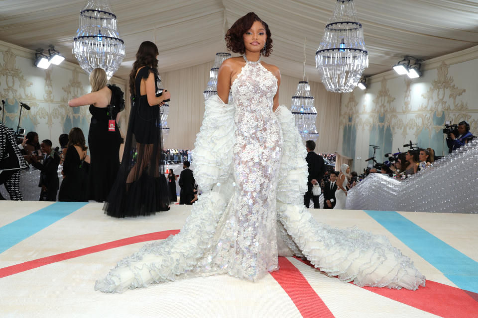 Halle Bailey (Photo by Kevin Mazur/MG23/Getty Images for The Met Museum/Vogue)