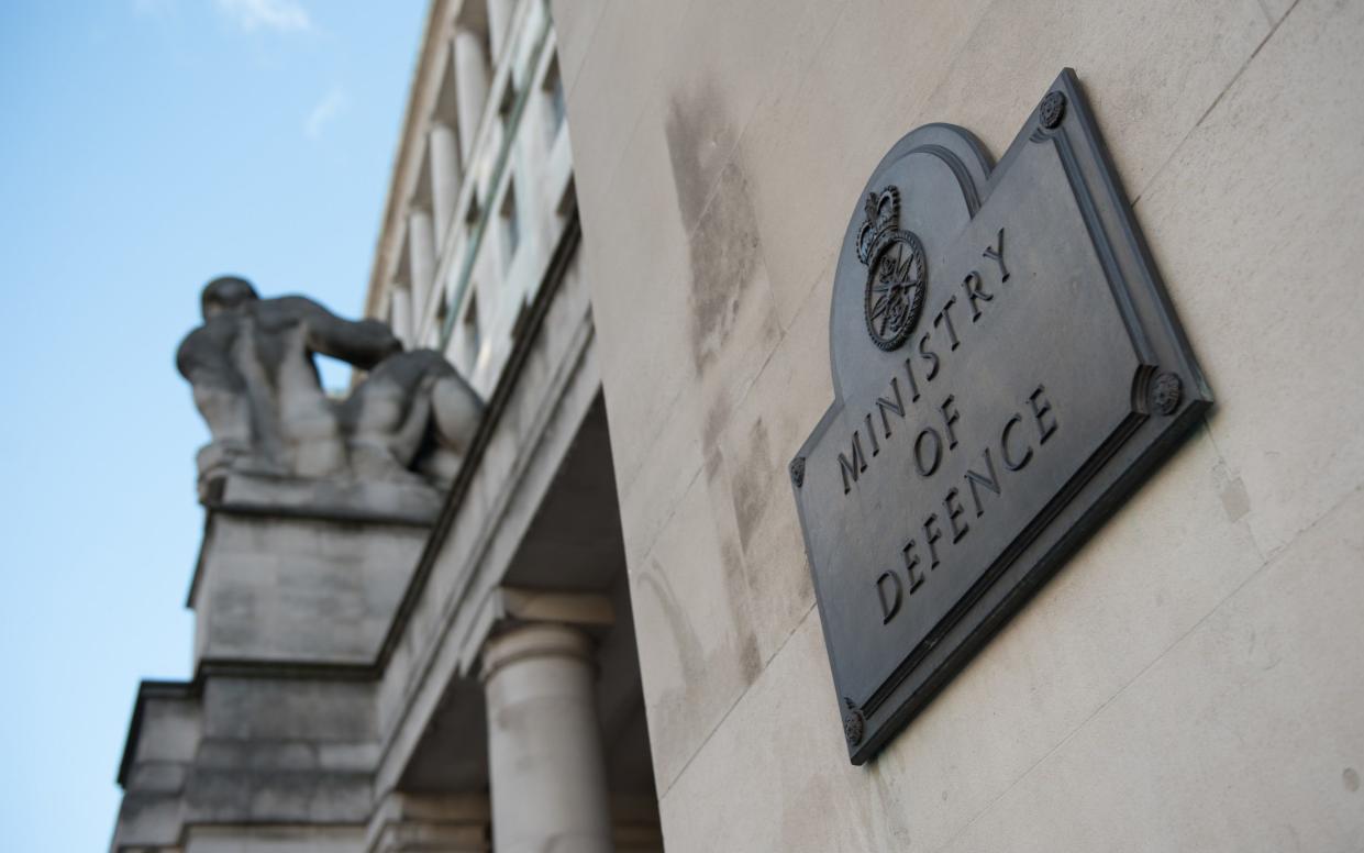 The Ministry of Defence building in Whitehall, London