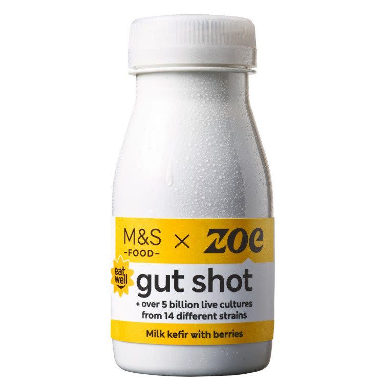 M&S has launched a fruit-flavoured gut shot developed with nutrition science company ZOE