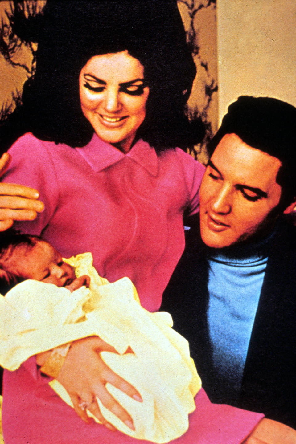 <span><span>Elvis, Priscilla and Lisa Marie. <em>Credit: Photo by Moviestore/Shutterstock </em></span></span>