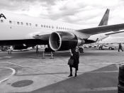 <p>Busy traveler Lea Michele looks tiny next to a jumbo jet on the runway in NYC. (Photo: <a rel="nofollow noopener" href="https://www.instagram.com/p/BFcO9JWCD8a/" target="_blank" data-ylk="slk:Lea Michele via Instagram;elm:context_link;itc:0;sec:content-canvas" class="link ">Lea Michele via Instagram</a>) </p>