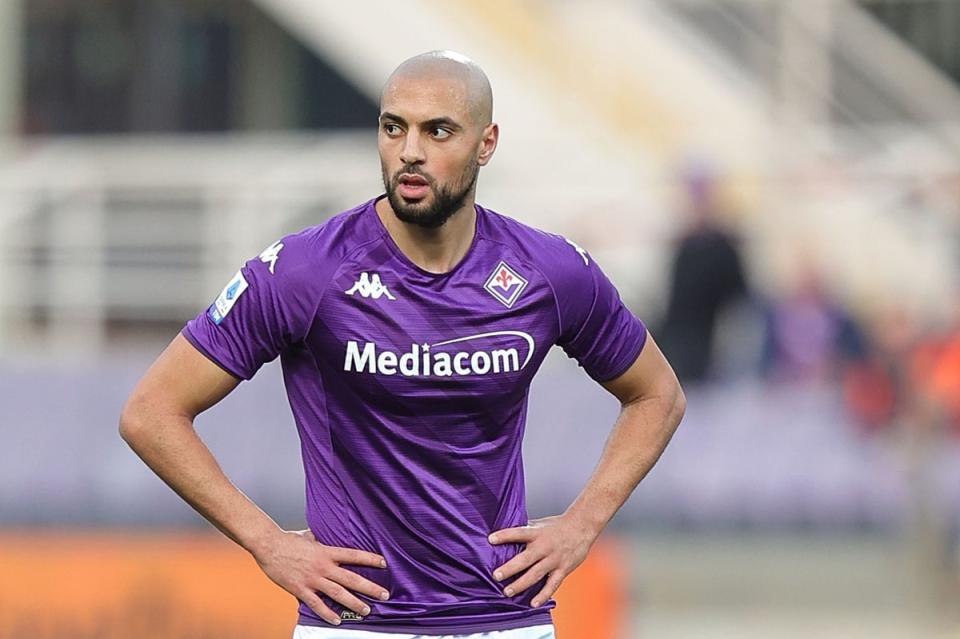 In demand: Manchester United face late competition for Fiorentina’s Sofyan Amrabat (Getty Images)