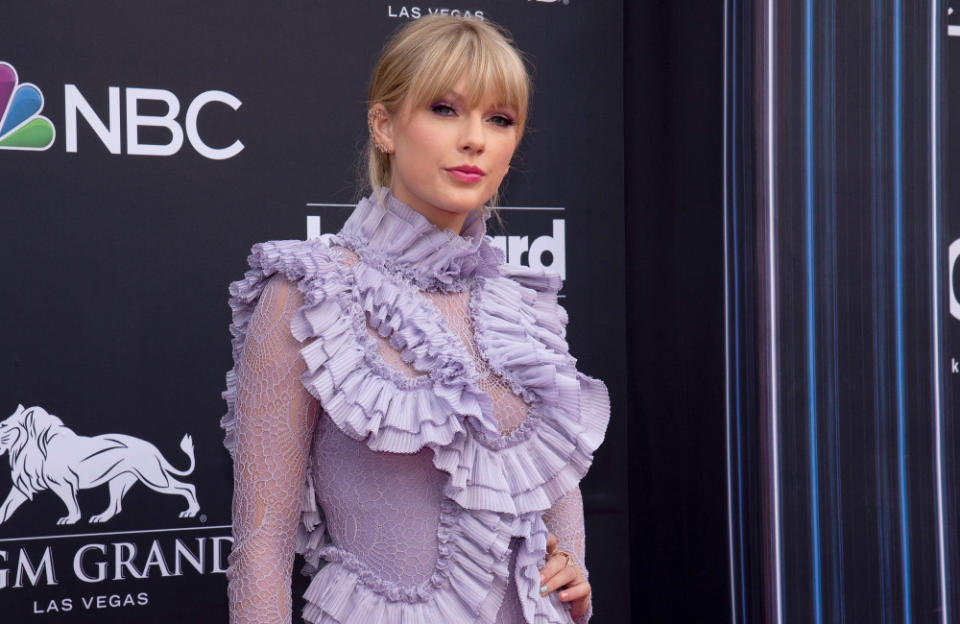 Taylor Swift at the 2019 Billboard Music Awards credit:Bang Showbiz