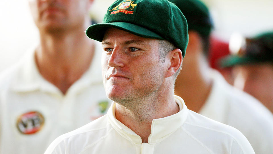 Stuart MacGill, pictured here during a Test match for Australia in 2008. 