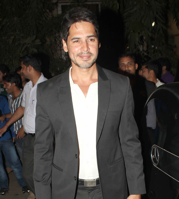 Dino Morea strikes a pose for the shutterbugs