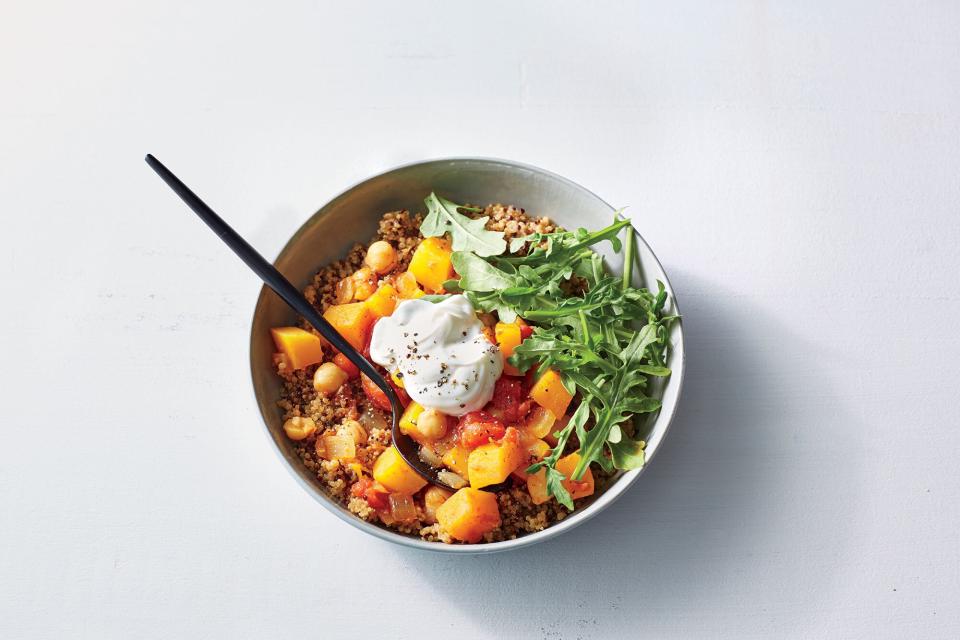 October: Moroccan Butternut Squash and Chickpea Stew