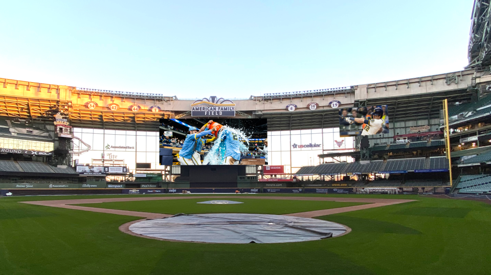 American Family Field installing two new scoreboards in time for the Milwaukee Brewers season.