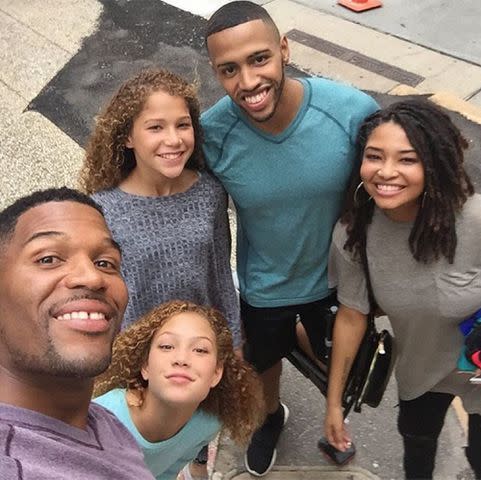 <p>Michael Strahan/Instagram</p> Michael Strahan's family