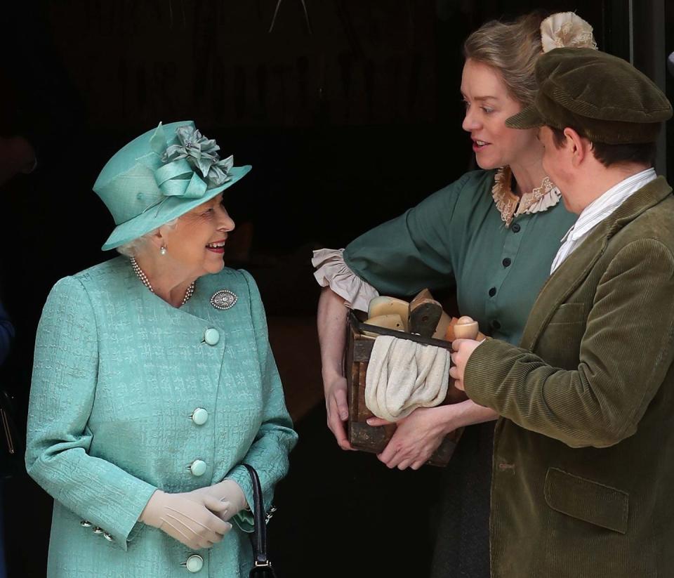 16 Photos of Queen Elizabeth, Prince Charles, and Other Royals at the Grocery Store