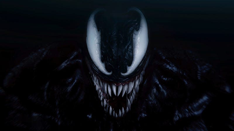 A Spider-Man 2 screenshot shows an image of Venom.