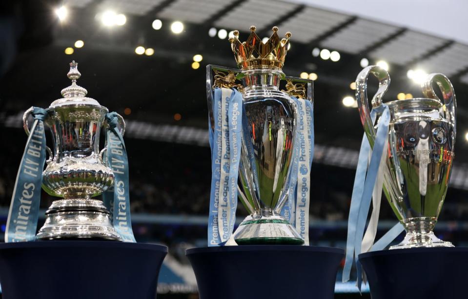 City won the FA Cup, Premier League and Champions League in 22/23 (Getty)