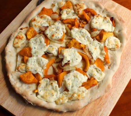 Butternut Squash and Ricotta Pizza