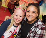 <p>Patients and families at St. Jude Children’s Research Hospital threw the Olympic gold medalist <a rel="nofollow noopener" href="https://www.instagram.com/p/BVQclYkg-4A/?taken-by=lauriehernandez_&hl=en" target="_blank" data-ylk="slk:a surprise birthday party;elm:context_link;itc:0;sec:content-canvas" class="link ">a surprise birthday party</a>, a few days after she turned 17 on June 9. (Photo: St. Jude’s Hospital) </p>