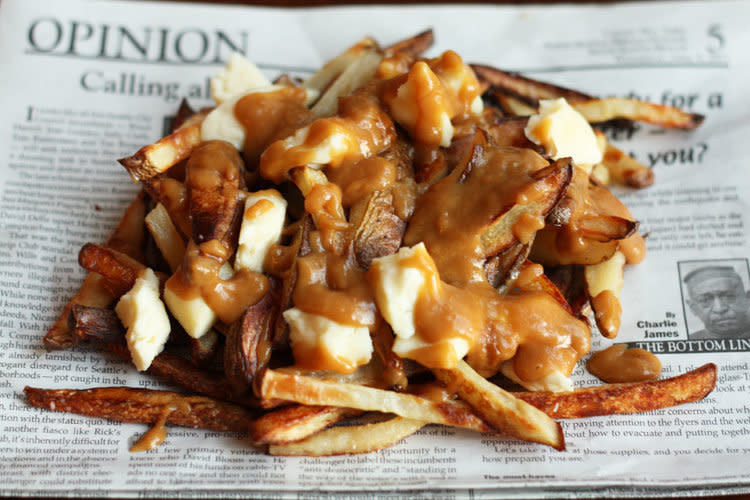 <strong>Get the <a href="http://www.flourishingfoodie.com/2011/04/vegetarian-poutine.html">Vegetarian Poutine recipe</a> from Flourishing Foodie</strong>  