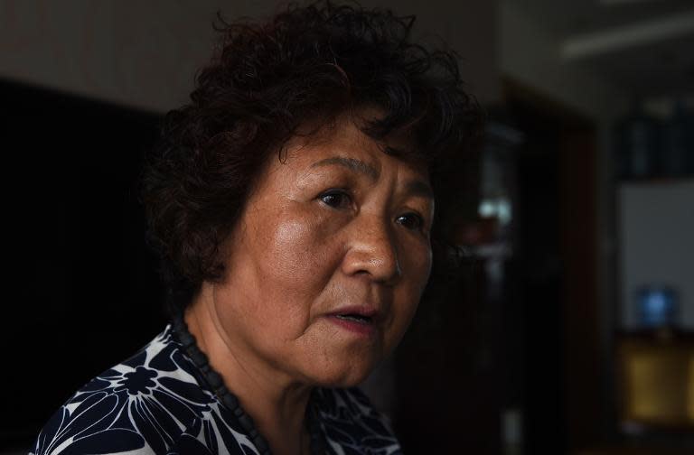 Activist Xu Xiangyu, pictured during an interview at her Beijing apartment, on June 23, 2014