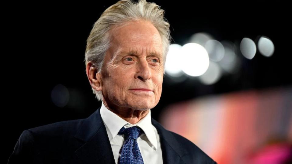 Michael Douglas attends the UK Gala Screening of Marvel's Ant-Man and the Wasp: Quantumania
