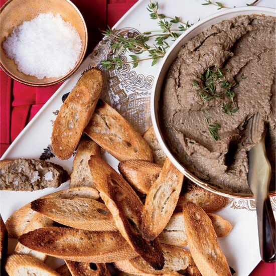 Chicken-Liver-Pâté Toasts