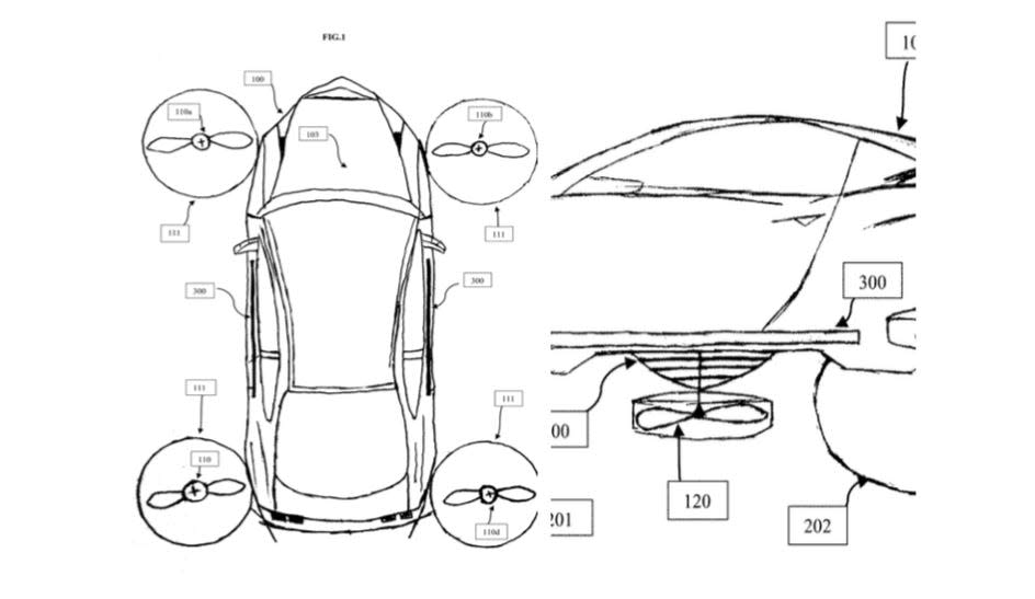Google Patent flying car