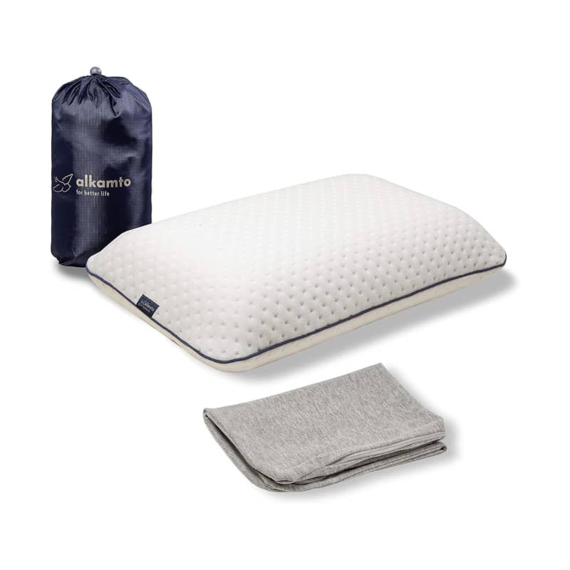 Travel & Camping Comfortable Memory Foam Pillow with Extra Cotton Cover