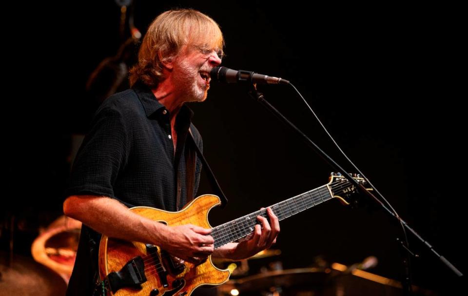 Phish brings its summer tour to the Coastal Credit Union Music Pavilion at Walnut Creek in Raleigh, N.C., Friday night, July 29, 2022.