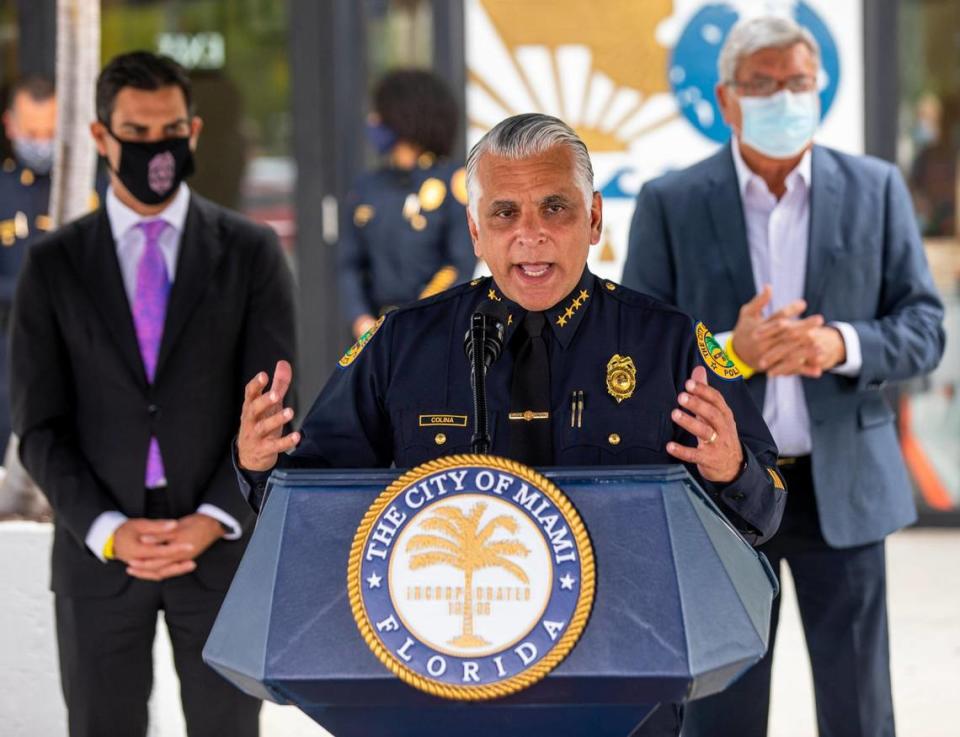 Former Miami Police Chief Jorge Colina said outfitting supervisors with police body worn cameras would help police and the public.