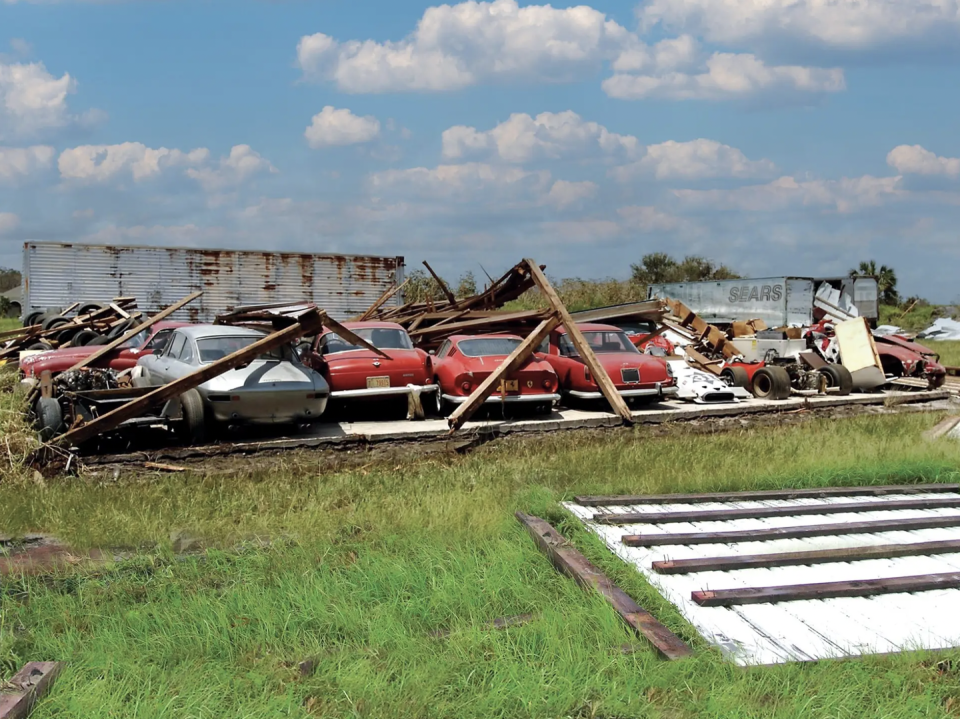 ferrari barn find collapse