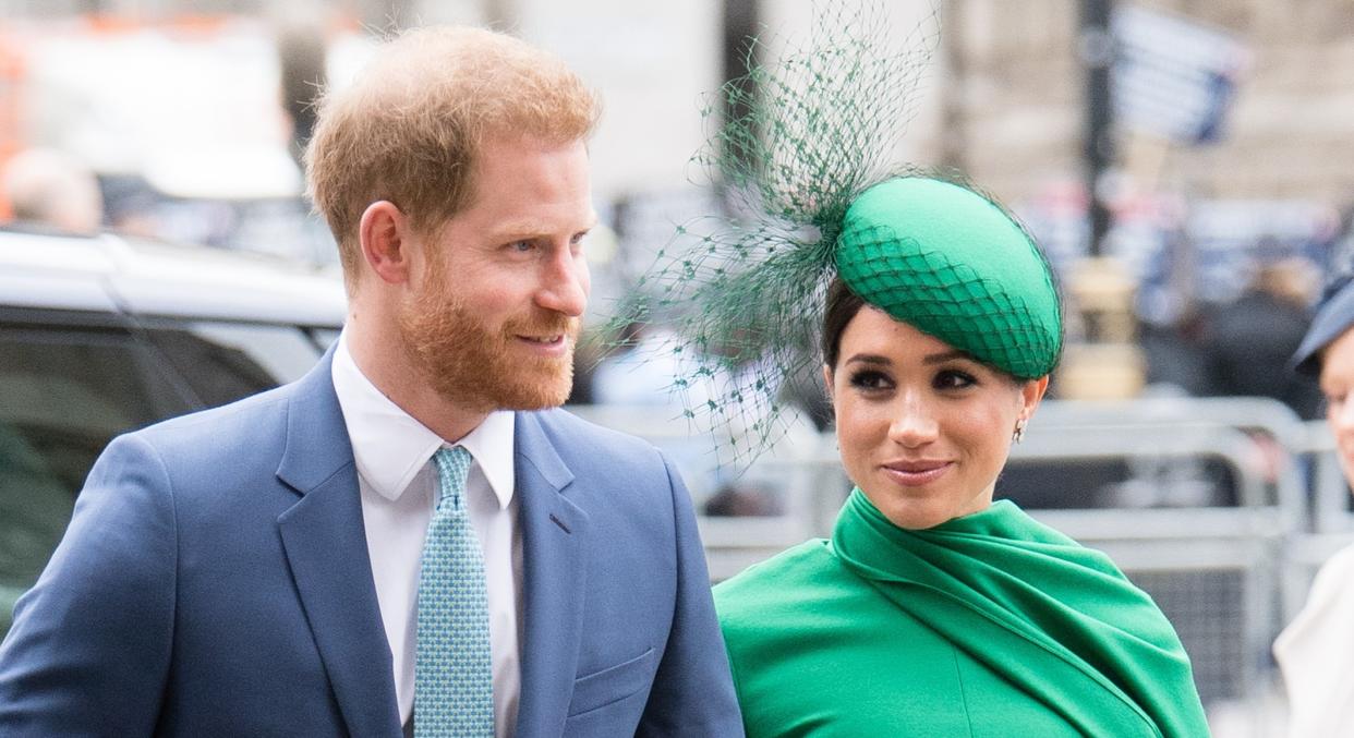 The 2020 book about the Duke and Duchess of Sussex will be re-released this summer. (Getty Images)