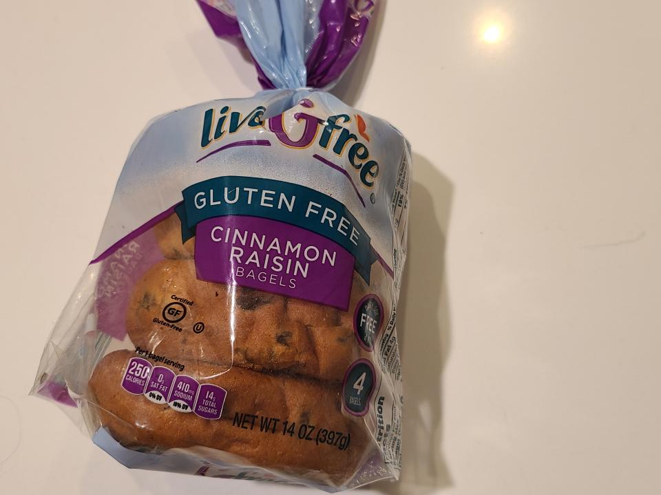 aldi gluten free cinnamon raisin bagel