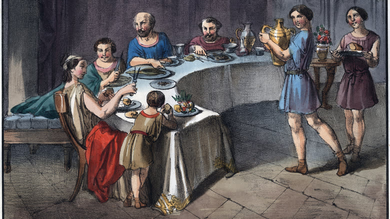 ancient Roman meal