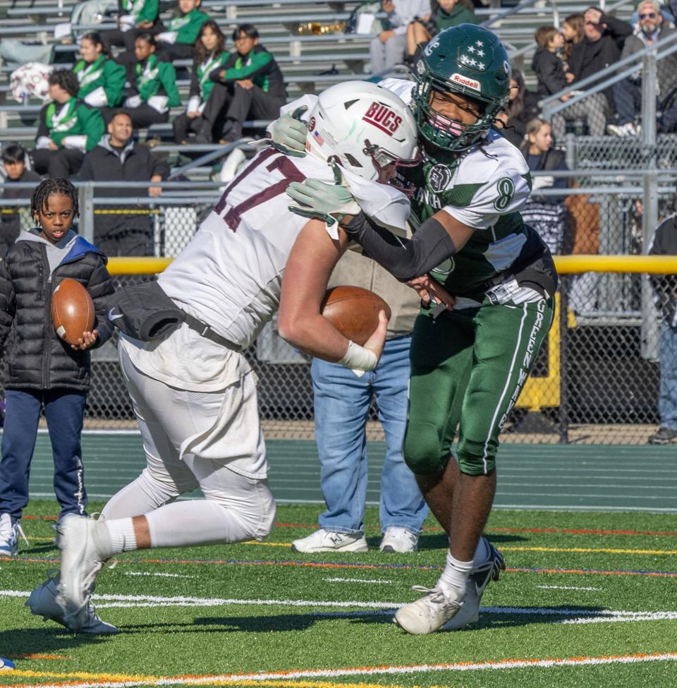Long Branch and Red Bank, shown playing on Thanksgiving Day last season, will play each other in Week 7 of the 2024 season.